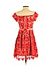 Francesca's 100% Polyester Red Cocktail Dress Size S - photo 2