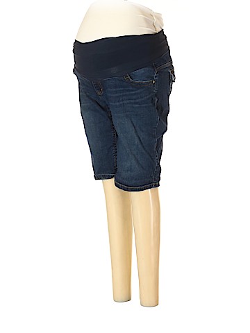 Indigo Blue Denim Shorts (view 1)