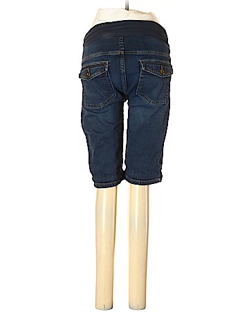 Indigo Blue Denim Shorts (view 2)