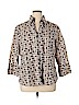 Harve Benard Tan Long Sleeve Button-Down Shirt Size 1X - photo 1