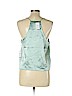 Forever 21 100% Polyester Blue Sleeveless Blouse Size L - photo 2