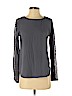 Ann Taylor LOFT 100% Polyester Gray Long Sleeve Blouse Size S - photo 1