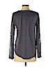 Ann Taylor LOFT 100% Polyester Gray Long Sleeve Blouse Size S - photo 2