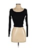 Forever 21 Black Long Sleeve Top Size S - photo 1