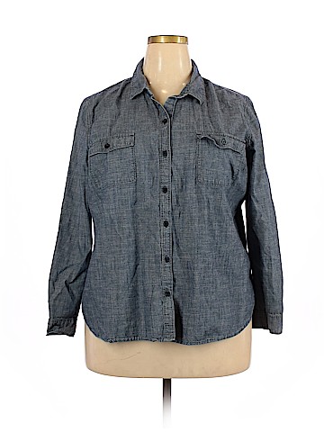 Old Navy Long Sleeve Button-Down Shirt (view 1)