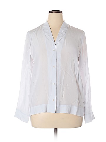 Everlane Long Sleeve Silk Top (view 1)