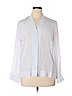 Everlane 100% Silk White Long Sleeve Silk Top Size 16 - photo 1