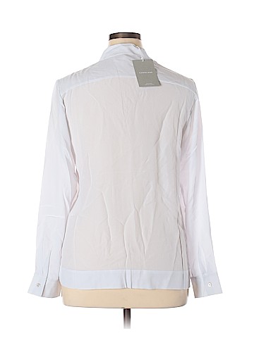 Everlane Long Sleeve Silk Top (view 2)