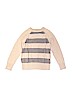 Gap Kids 100% Cotton Stripes Gray Pullover Sweater Size 6 - 7 - photo 1
