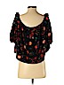 GB 100% Polyester Black Short Sleeve Blouse Size S - photo 2