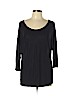 Vince. 100% Viscose Black 3/4 Sleeve Top Size L - photo 1