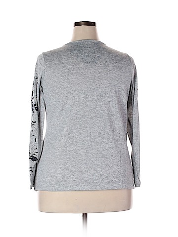 DressBarn Long Sleeve T-Shirt (view 2)