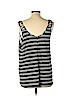 H&M 100% Polyester Black Sleeveless Blouse Size L - photo 2