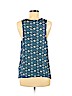 Joie 100% Rayon Blue Sleeveless Top Size S - photo 2