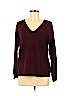 DTLM Repeat 100% Cashmere Burgundy Cashmere Pullover Sweater Size XS - photo 1