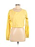 Forever 21 100% Cotton Yellow Long Sleeve T-Shirt Size M - photo 1