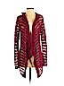 Lucky Brand Burgundy Cardigan Size S - photo 1
