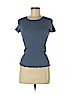 DKNY 100% Cotton Blue Short Sleeve Top Size M - photo 1