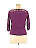 AB Studio Purple Pullover Sweater Size XL - photo 2