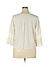 American Eagle Outfitters 100% Viscose Ivory 3/4 Sleeve Blouse Size XL - photo 2