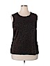 Ronni Nicole II Brown Sleeveless Top Size 2X - photo 1
