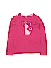 Gap Kids 100% Cotton Pink Long Sleeve T-Shirt Size 10 - photo 1