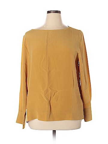 Everlane Long Sleeve Silk Top (view 1)