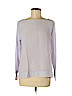 Everlane 100% Silk Purple Long Sleeve Silk Top Size 8 - photo 1