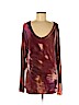 Brightly Twisted Burgundy Long Sleeve Top Size M - photo 1
