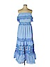Venus 100% Cotton Blue Cocktail Dress Size 14 - photo 1