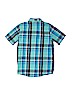 Old Navy 100% Cotton Blue Short Sleeve Button-Down Shirt Size 10 - 12 - photo 2
