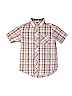 Tony Hawk Checkered-gingham White Short Sleeve Button-Down Shirt Size S (youth) - photo 1