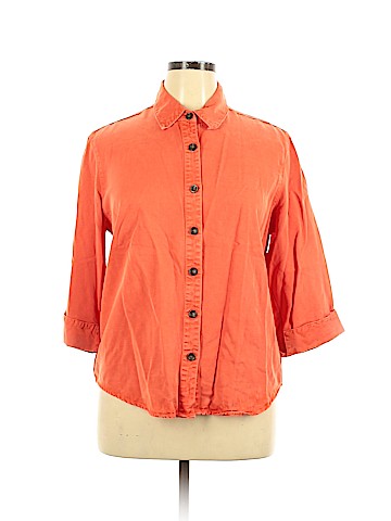 Pulp 3/4 Sleeve Button-Down Shirt (view 1)