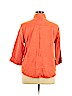 Pulp 100% Tencel Lyocell Orange 3/4 Sleeve Button-Down Shirt Size XL - photo 2