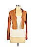 Elie Tahari Brown Silk Cardigan Size M - photo 1