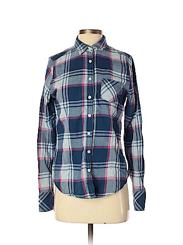 American Eagle Outfitters Long Sleeve Button-Down Shirt (view 1)