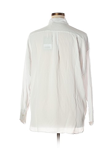 Everlane Long Sleeve Silk Top (view 2)