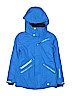 Obermeyer 100% Polyester Solid Blue Snow Jacket Size 8 - photo 1