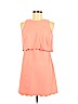 Ann Taylor LOFT 100% Polyester Pink Casual Dress Size 0 (petite) - photo 1