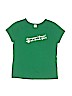 Unbranded 100% Cotton Green Short Sleeve T-Shirt Size 10 - 12 - photo 1