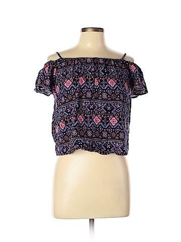 Mudd Short Sleeve Blouse (view 1)