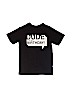 The Children's Place 100% Cotton Black Short Sleeve T-Shirt Size 5 - 6 - photo 1