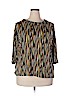 Cj Banks Yellow 3/4 Sleeve Top Size 2X - photo 1