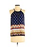 Love J 100% Polyester Blue Sleeveless Blouse Size S - photo 1