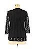 B.i.y.a.y.c.d.a. Black 3/4 Sleeve Blouse Size 1X - photo 2