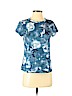 Simply Vera Vera Wang 100% Cotton Blue Short Sleeve T-Shirt Size S (petite) - photo 1