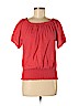 MICHAEL Michael Kors 100% Cotton Red Short Sleeve Top Size M - photo 1