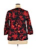 Merona 100% Polyester Red Long Sleeve Blouse Size XXL - photo 2