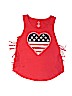 Assorted Brands Red Sleeveless Top Size 7 - 8 - photo 1