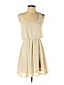 Lush 100% Polyester Ivory Casual Dress Size S - photo 1
